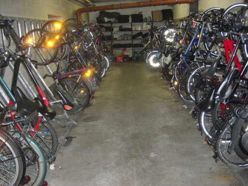 Bikes in out bike cellar